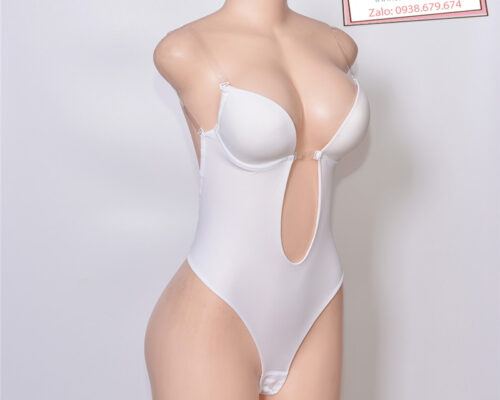 Bodysuit cho nàng mặc đầm hở lưng khoét ngực sâu -- HL11