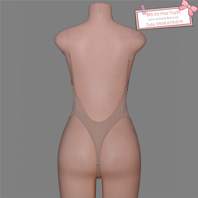 Bodysuit cho nàng mặc đầm hở lưng khoét ngực sâu -- HL11