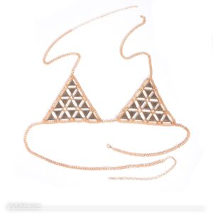 Áo lót kim loại họa tiết tam giác cho cô nàng tự tin tạo dáng-Bralette305