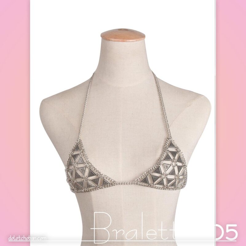 Áo lót kim loại họa tiết tam giác cho cô nàng tự tin tạo dáng-Bralette305
