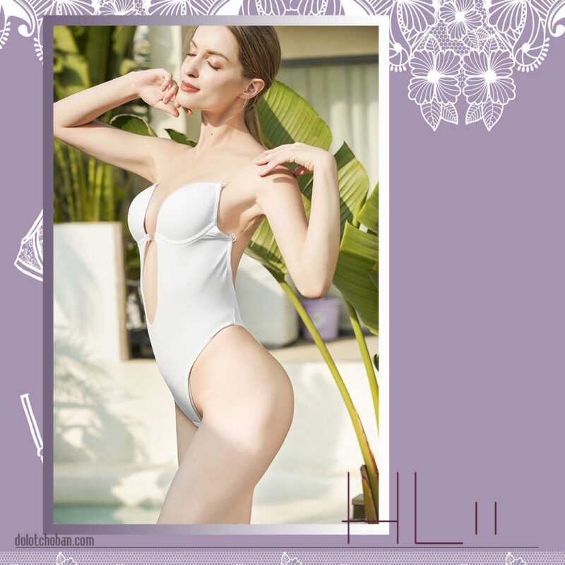 Bodysuit cho nàng diện đầm hở lưng, hở vai, xẻ ngực sâu-HL11