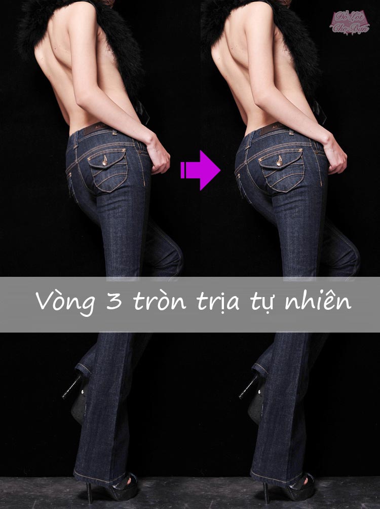 Quần Độn Mông Cho Vòng 3 Tròn Trịa