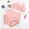 Set Bikini Kèm Áo Tua Rua DB111