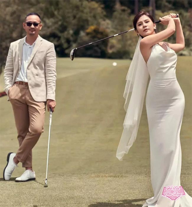 Vì “đi nhầm sân golf được chồng như ý”, MC Vũ Thu Hoài tổ chức tiệc cưới luôn ở... sân golf