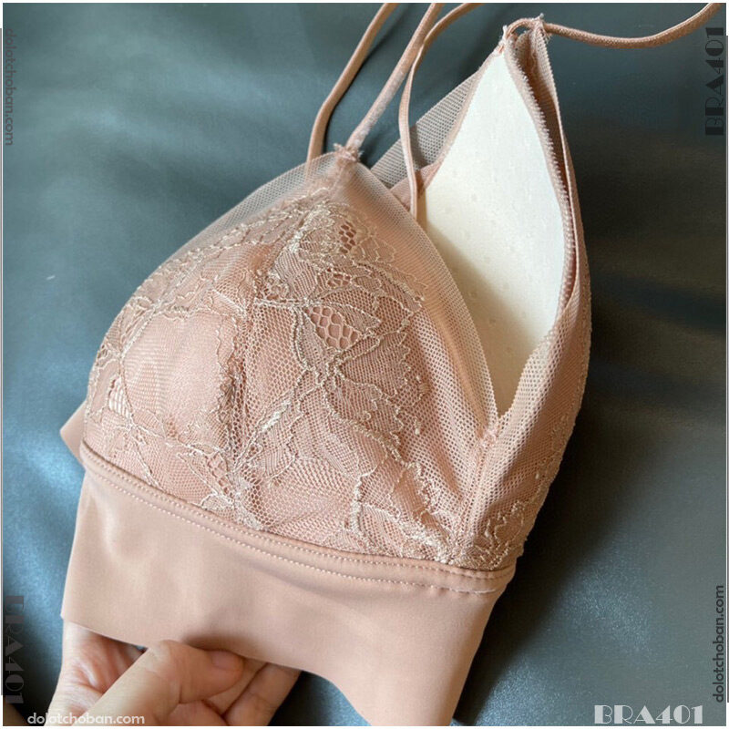 Áo Bralette Mút Mỏng Ren Cao Cấp BRA401 - Đồ Lót Hoa Tuyết